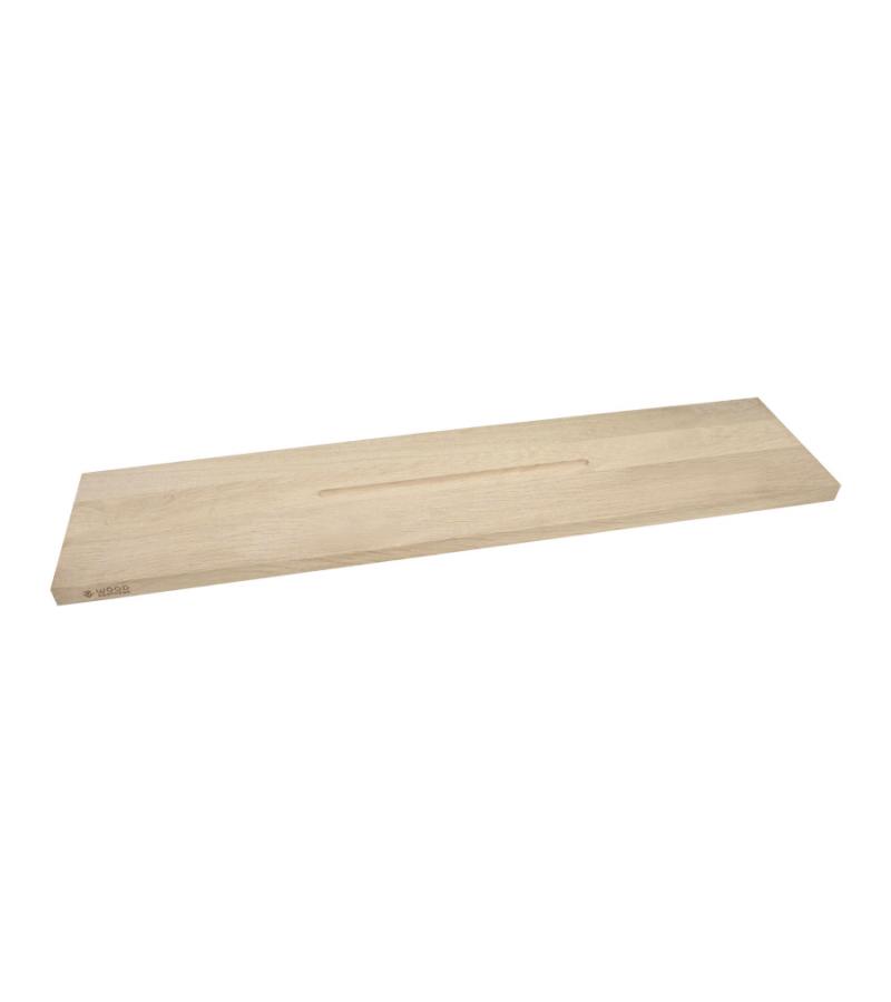 Badplank eiken naturel recht 70 x 20 cm - 25 mm