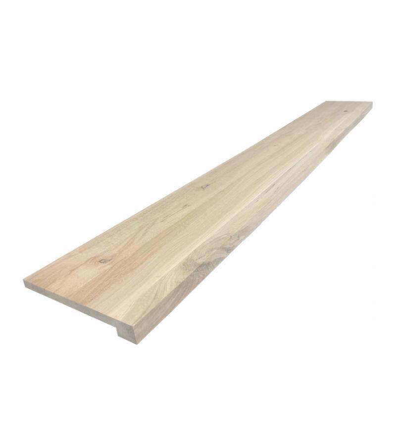 Eiken overzet vensterbank recht 100 x 29 cm