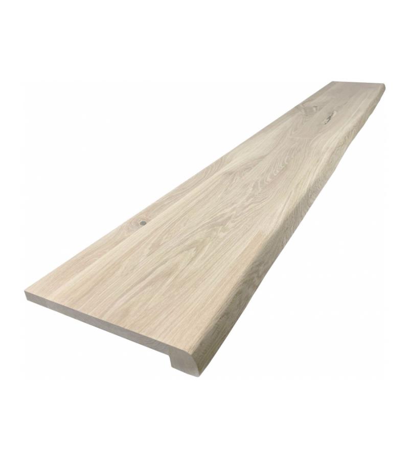 Eiken overzet vensterbank boomstam 100 x 29 cm