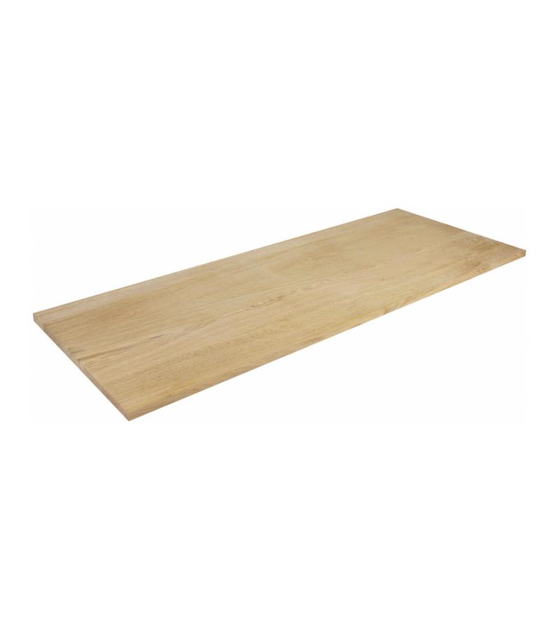 Eiken plank recht 120 x 20 cm - 18 mm